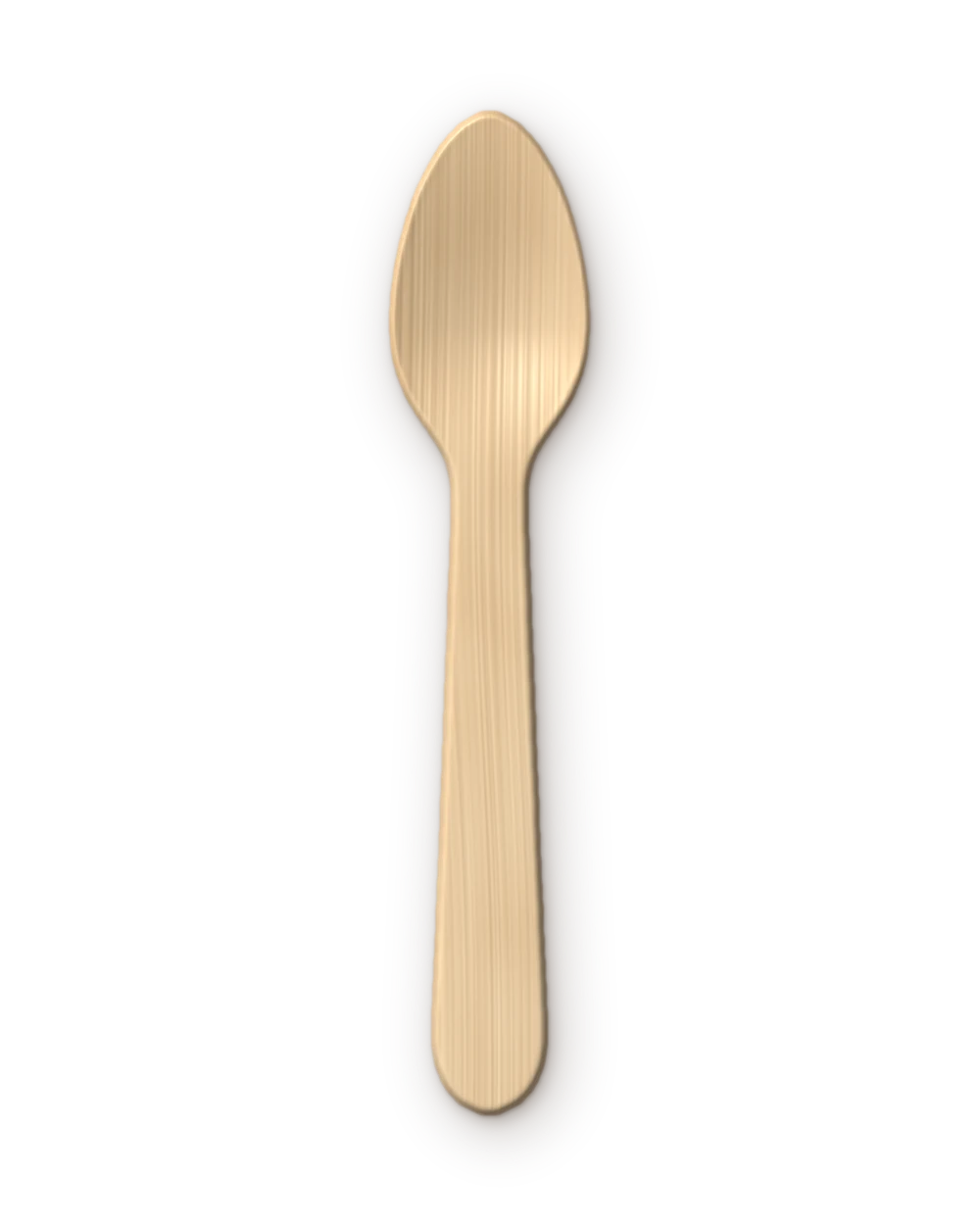 95 mm wooden oval spoon