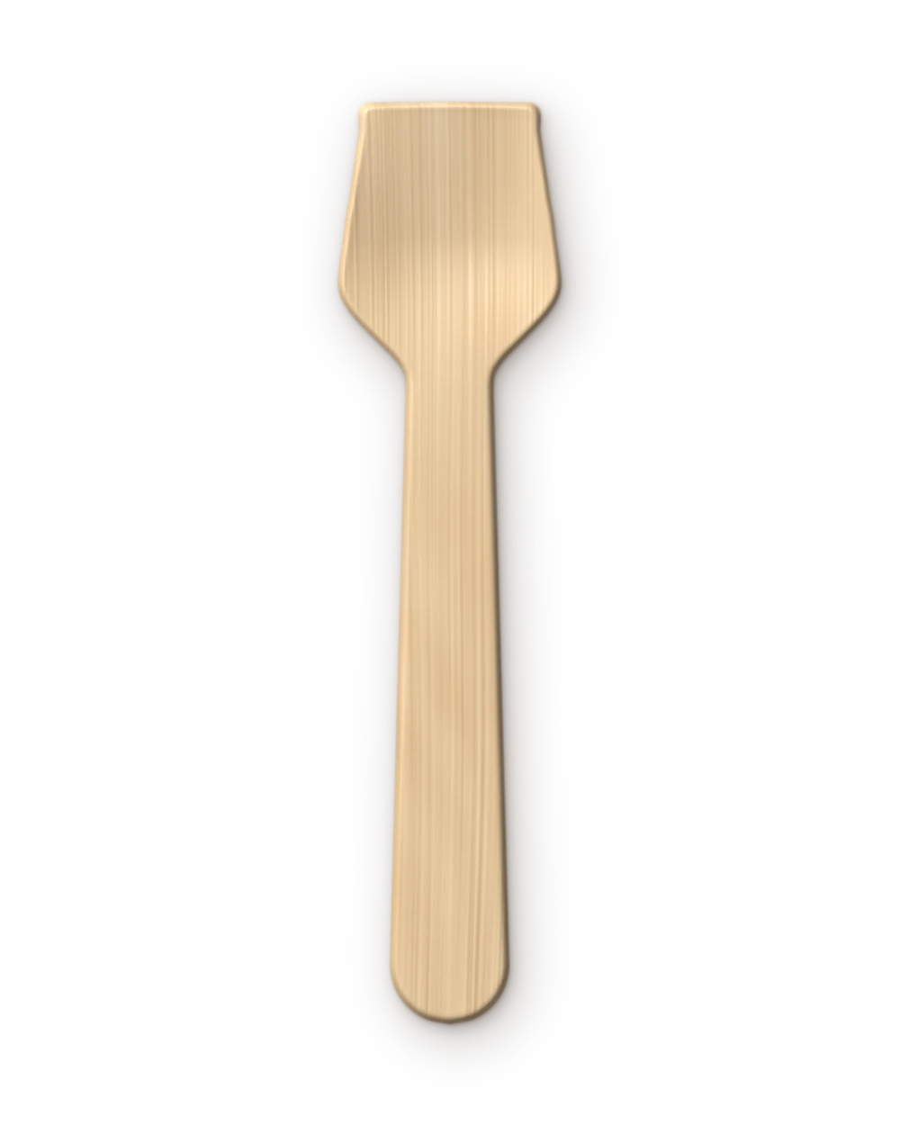 95 mm wooden spade spoon