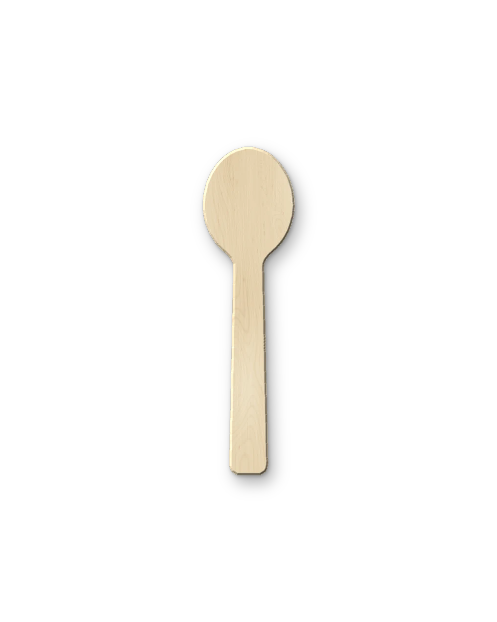 100 mm wooden ice cream spoon
