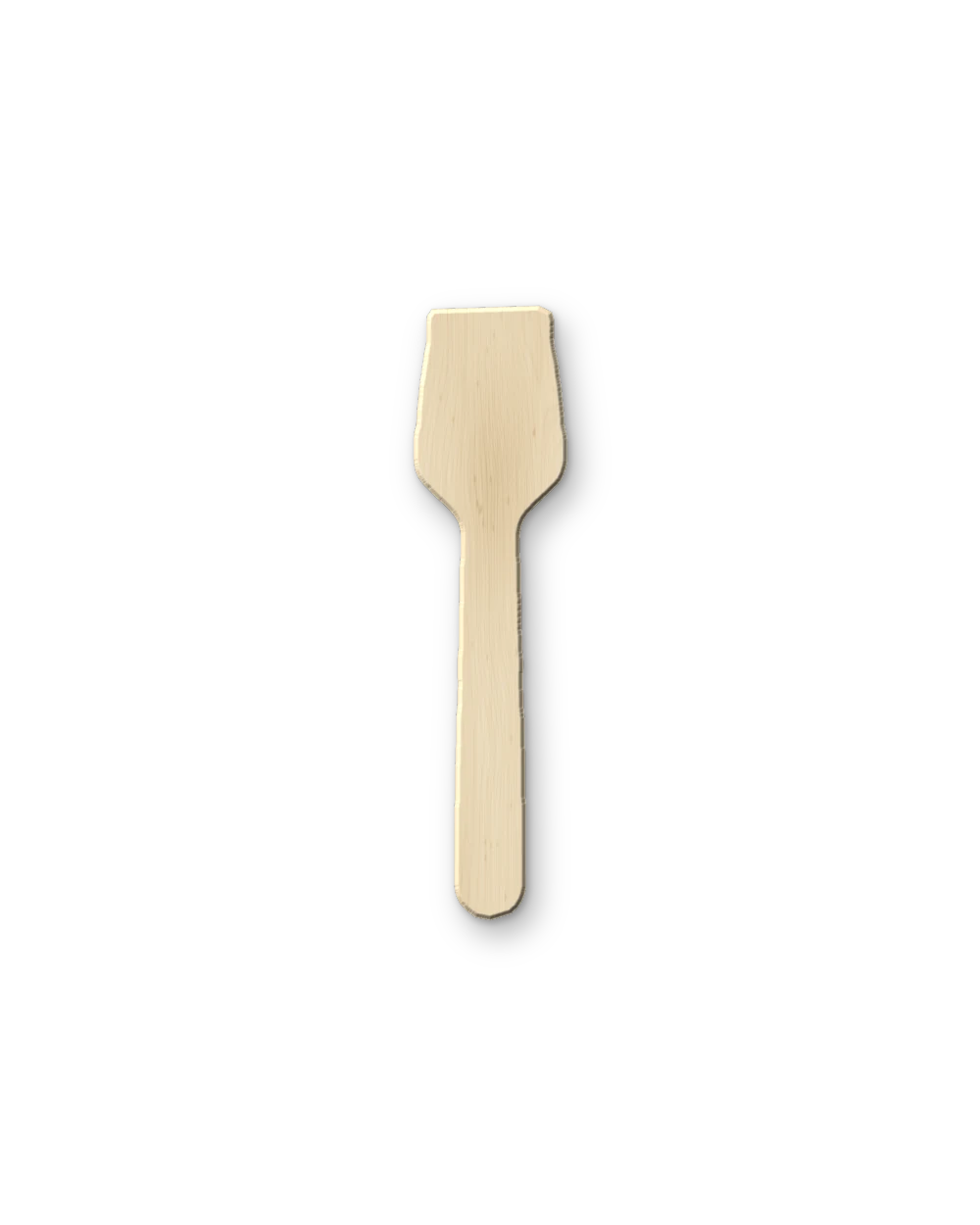 95 mm wooden spade spoon